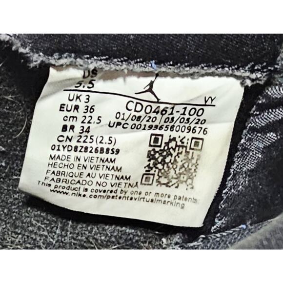 Air Jordan 1 Retro OG High Tie-Dye Women Size 5.5 - Picture 6 of 9